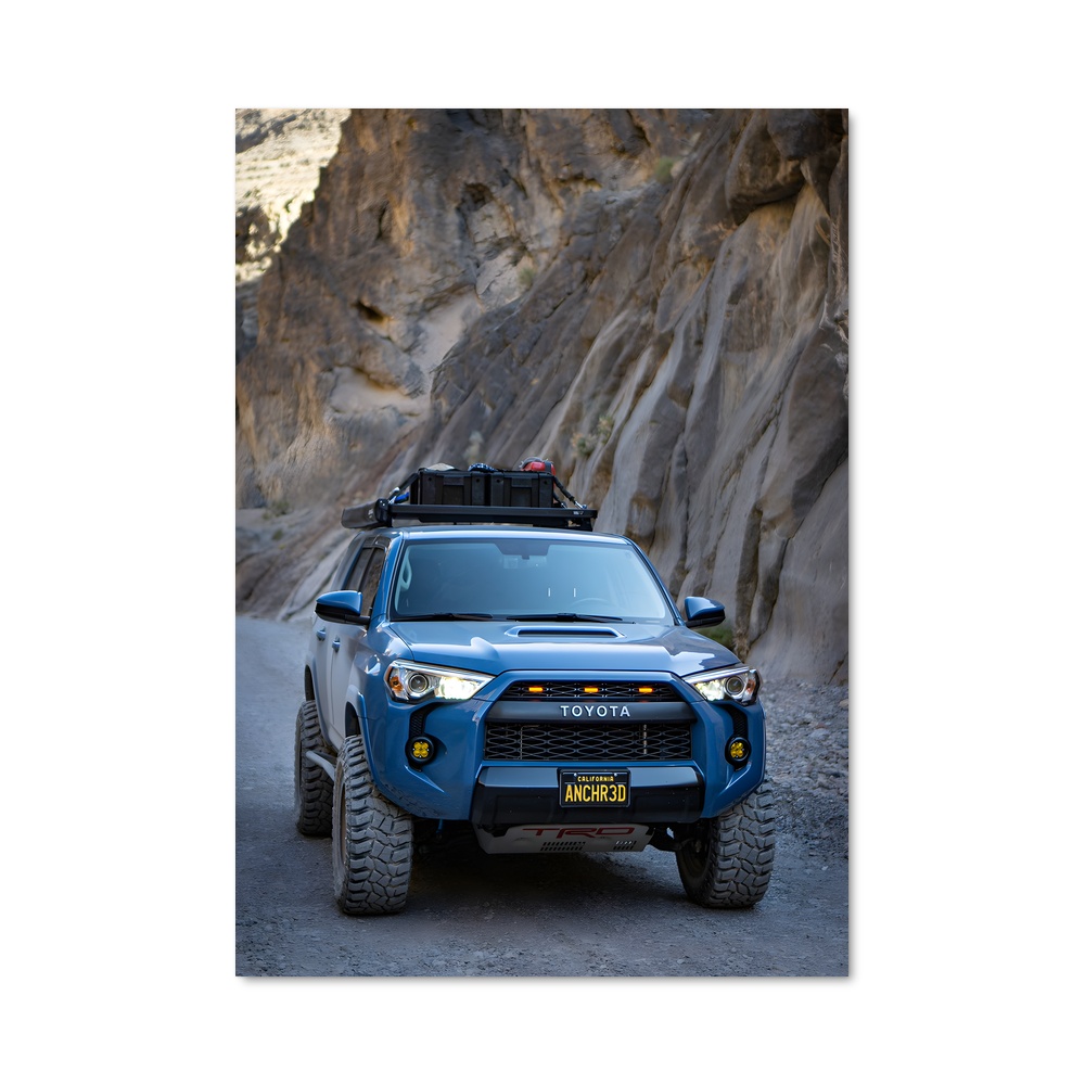 Poster élégant pour coureur TRD Pro